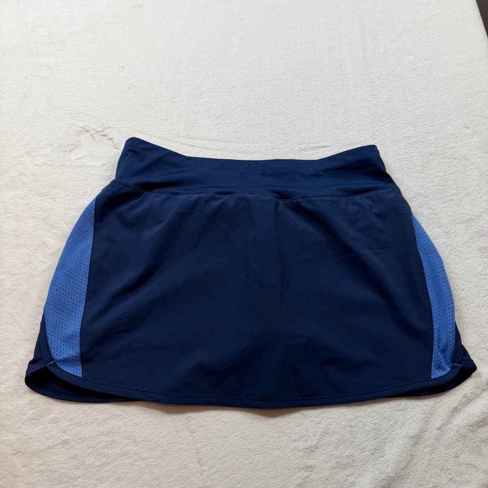 Jockey Athletic Skort Womens Medium Navy Blue Good Mesh Side Panels Activewear